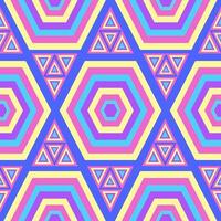 beautiful geometric seamless pattern. It is a vector image with geometric elements. It is an art design. used for clothing background wallpaper pattern wrapping Batik fabric illustration.