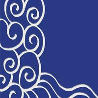 Hand drawn abstract background design for templates vector