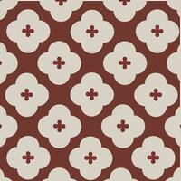 Fabric pattern design for templates vector