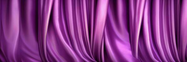 AI generated Elegant Purple Curtain Background. Generative AI photo