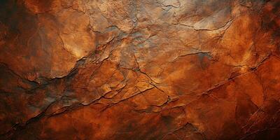 AI generated Red and Brown Rough Stone Texture Background. Rock Surface Background. Generative AI photo