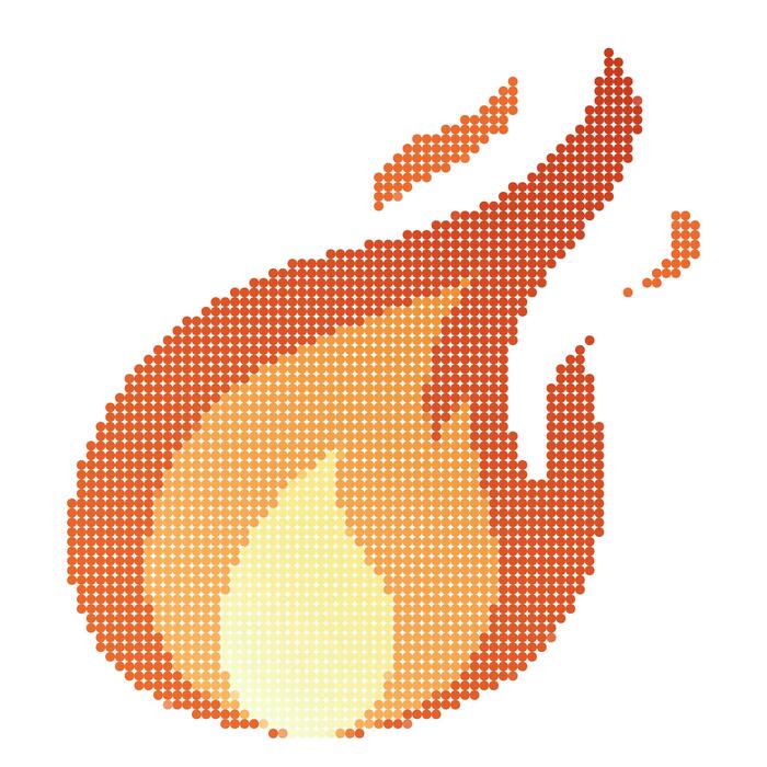 Pixel Flame Vector Art, Icons, and Graphics for Free Download