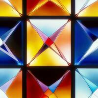 seamless 2048x2048 stained glass texture photo