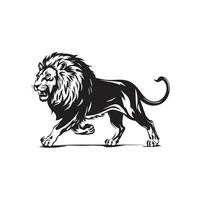 león vector ilustración, logo, arte, diseño
