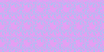 Trendy vibrant seamless pattern with abstract rhombus, zigzag in a textured polka dots. Vector hand drawn sketch shape. Creative simple random dot, spots, drops on a pink background.
