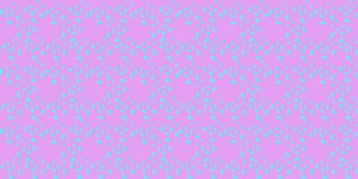 Trendy vibrant seamless pattern with abstract rhombus, zigzag in a textured polka dots. Vector hand drawn sketch shape. Creative simple random dot, spots, drops on a pink background.