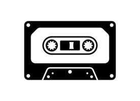 Cassette tape icon isolated on white background. vector