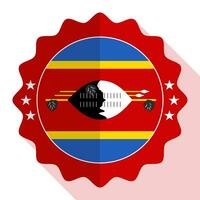 Eswatini quality emblem, label, sign, button. Vector illustration.