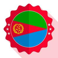 eritrea calidad emblema, etiqueta, firmar, botón. vector ilustración.