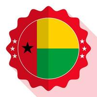 Guinea Bissau calidad emblema, etiqueta, firmar, botón. vector ilustración.