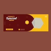 diseño de banner web vector