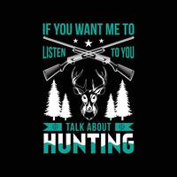 Hunting t-shirt design vector