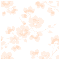 ai generato alto qualità logo stile silhouette di un' ciliegia fiorire ramoscelli png