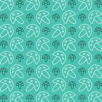 Mushroom vector pattern abstract colorful vector illustration background