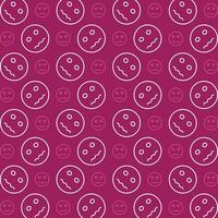 Nervous Emoji vector icon repeating pattern beautiful abstract illustration background