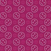 Nervous Emoji vector icon repeating pattern beautiful abstract illustration background