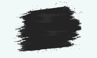 modern black brush stroke banner template collection vector