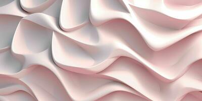 AI generated 3D Embossed Abstract Pink Background. Generative AI photo