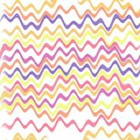 Swirls and squiggles childish cute seamless pattern. Kid memphis style colorful banner background. Charcoal and pencil squiggles ornament, dots, daubs. Hand drawn doodle multi colored confetti. vector