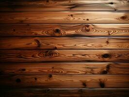 AI generated Wooden Board Background. Wood Texture and Surface Background. Generative AI photo
