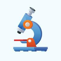 microscope vector. illustration vector