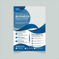 Free Corporate vector Flyer design template