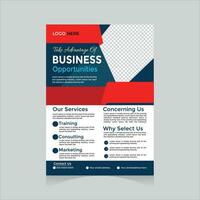 Free Corporate vector Flyer design template