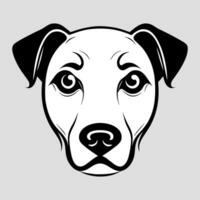 Cute dog vector black and white cartoon character design collection. White background. Pets, Animals.