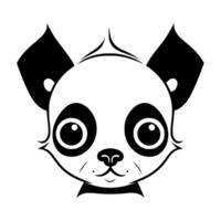 Cute dog vector black and white cartoon character design collection. White background. Pets, Animals.