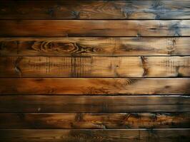 AI generated Wooden Board Background. Wood Texture and Surface Background. Generative AI photo