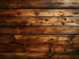 AI generated Wooden Board Background. Wood Texture and Surface Background. Generative AI photo