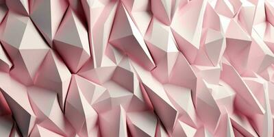 AI generated 3D Embossed Abstract Pink Background. Generative AI photo