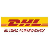 dhl global reenvío corporativo logo vector diseño