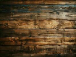 AI generated Wooden Board Background. Wood Texture and Surface Background. Generative AI photo
