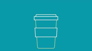 2d coffee cup video