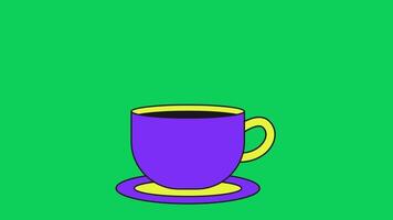 2d coffee cup video