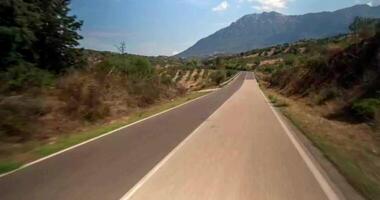 Berg Straße im das Berge video