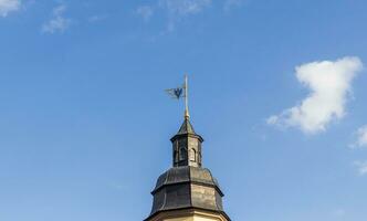 Nesvizh, Belarus - 08.23.2023 - Shot of the well know architectural landmark , Radzwill castle. History photo