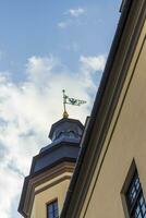 Nesvizh, Belarus - 08.23.2023 - Shot of the well know architectural landmark , Radzwill castle. History photo