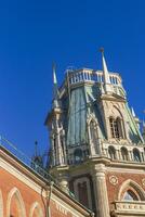 Moscow, Russia - 08.07.2023 - Shot of the Tsaritsyno Museum-Reserve castle. Landmark photo