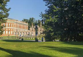 Moscow, Russia - 08.07.2023 - Shot of the Tsaritsyno Museum-Reserve castle. Landmark photo