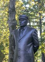 Moscow, Russia - 08.06.2023 - Memorial to the prominent politician of russia, Vladimir Zhirinovsky at novodevichy cemetery. Politics photo