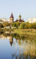 baránovichi, bielorrusia - 10.03.2023 - Disparo de el uno de el parques en el ciudad. al aire libre foto