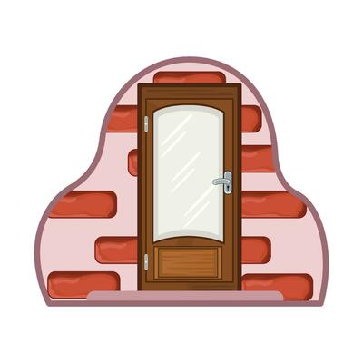 illustration of door