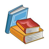 illustration of books vector