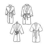 housecoat vector sketch