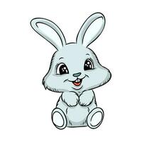 cartoon bunny vector sketch