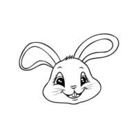 cartoon bunny vector sketch