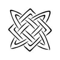 Slavic symbol vector sketch