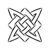 Slavic symbol vector sketch